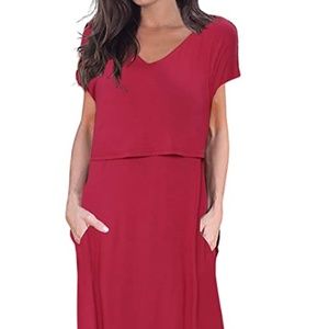 Women's Maternity Nursing Dress
